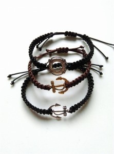 Bransoletka damska marynarska biżuteria rękodzieło