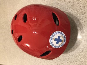 Kask ochronny dla ratownika wodnego