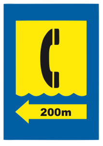 Znak informacyjny TELEFON