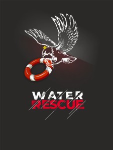 Koszulka Water Rescue Orzeł biały