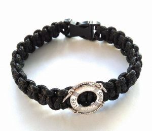 Bransoletka męska life ring biżuteria rękodzieło