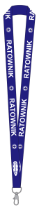 Niebieska smycz RATOWNIK z logo WOPR