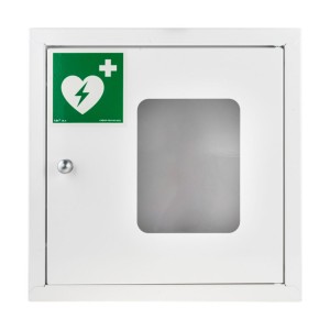 Szafka wewnętrzna metalowa na defibrylator AED (magnes)