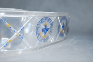 Taśma odblaskowa RATOWNIK srebrna WOPR
