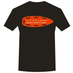 Koszulka Lifeguard will give mouth to mouth