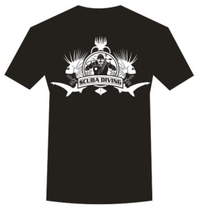 Koszulka T-shirt dla nurka Scuba Diving Nurek
