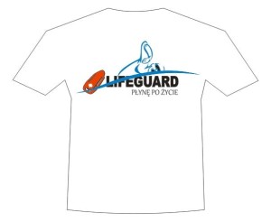 Koszulka ratownik Płynę po życie