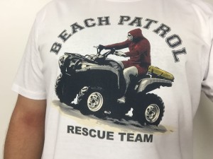 Koszulka t-shirt basic quad ratowniczy z ratownikiem