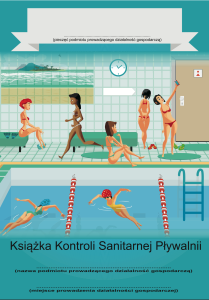 Książka kontroli sanitarnej na basenie, pływalni, kąpielisku