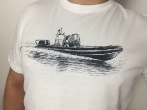 Koszulka t-shirt basic łódź boat