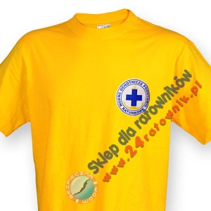 Żółta koszulka ratownik WOPR