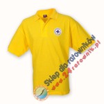 Żółta koszulka Polo WOPR