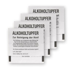 Saszetka z gazikiem odkażającym