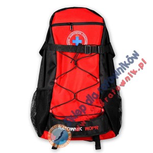 Czerwony plecak RATOWNIK